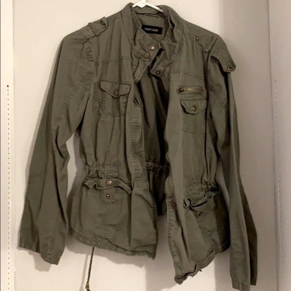 Army green jacket